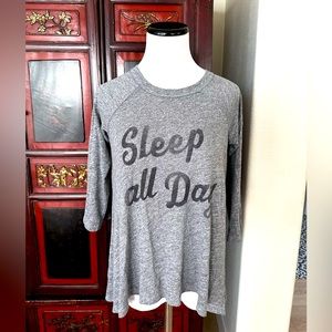 MATE the Label ‘Sleep All Day’ quarter sleeve tee Size S/M